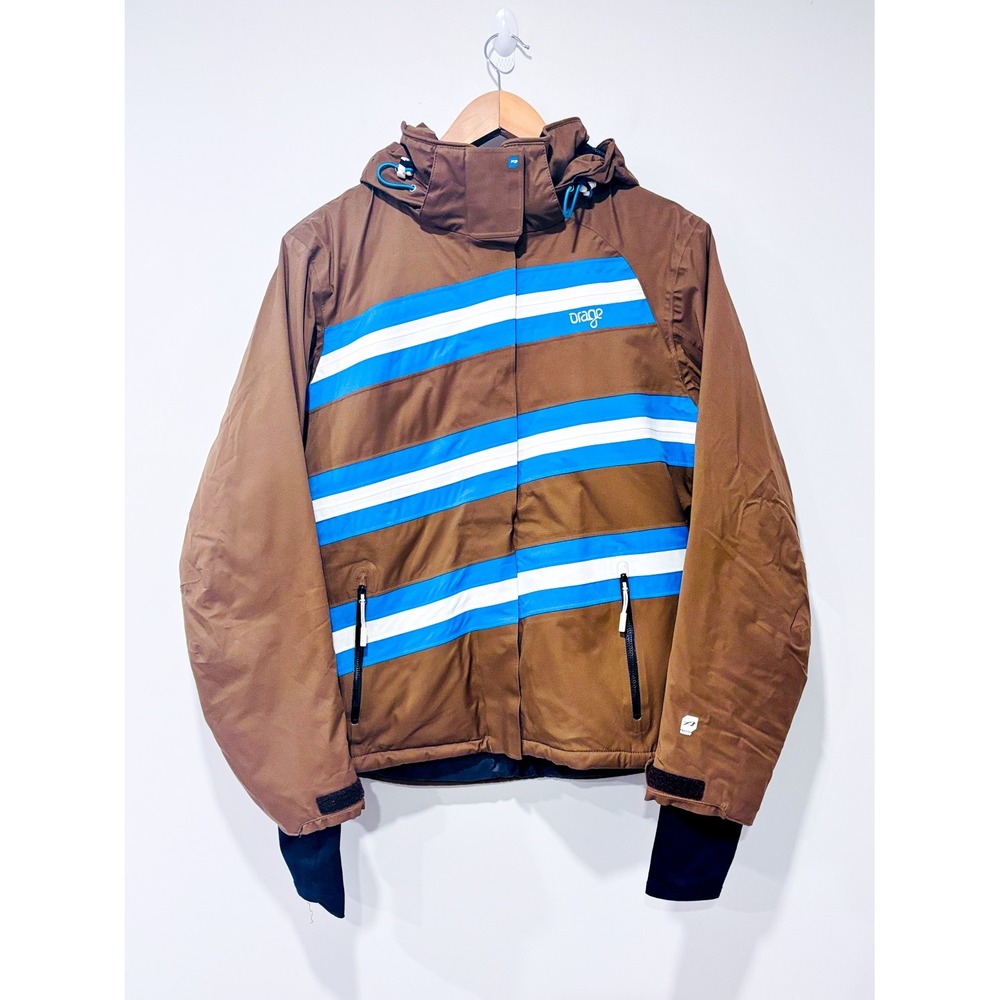 ORAGE Brown ski jacket | Waterproof Winter Snowboard | Medium